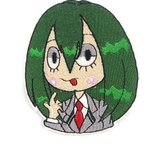 My Hero Academia Tsuyu Asui Patch Anime Embroidered Iron On Applique